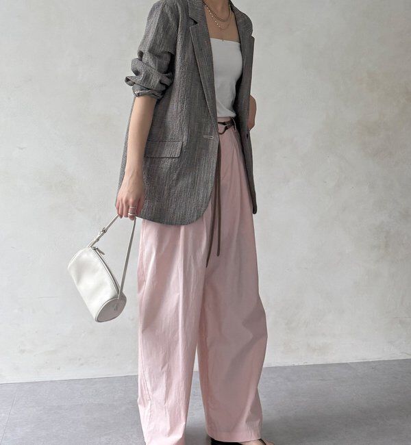  「【WEB限定】スラブチェックテーラードジャケット」|テーラードジャケット|