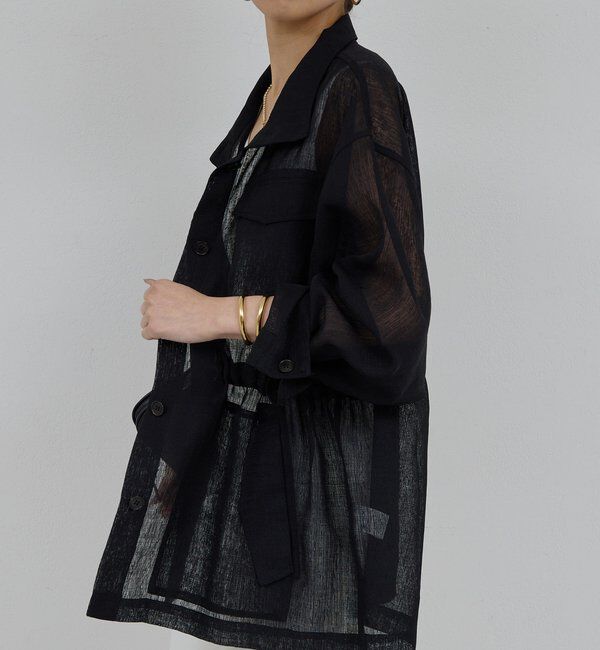  「【SACHIKOコラボ】シアーメッシュミリタリージャケット」|その他|