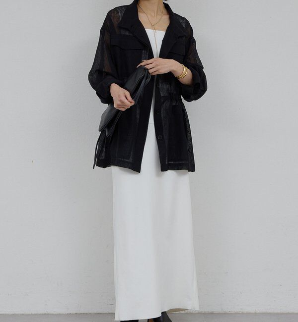  「【SACHIKOコラボ】シアーメッシュミリタリージャケット」|その他|