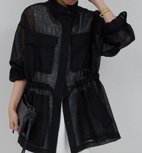  「【SACHIKOコラボ】シアーメッシュミリタリージャケット」|その他|