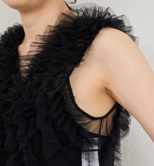  「チュールフリルブラウス」|シャツ・ブラウス|