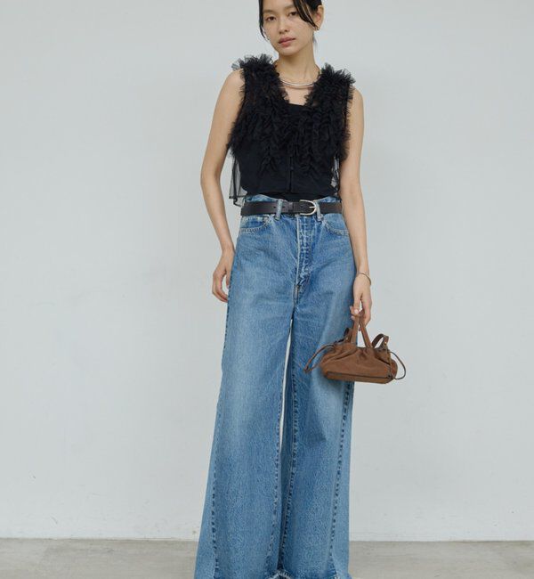  「チュールフリルブラウス」|シャツ・ブラウス|