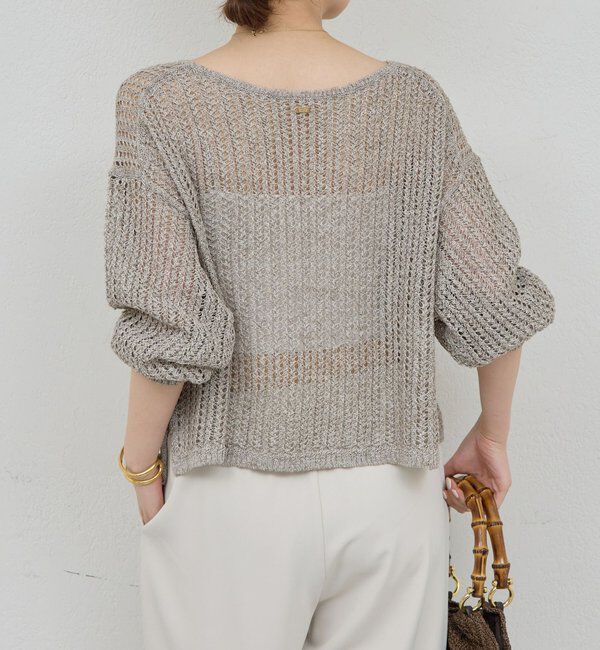 「レーシーメッシュニット」|ニット・セーター|