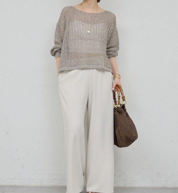  「レーシーメッシュニット」|ニット・セーター|