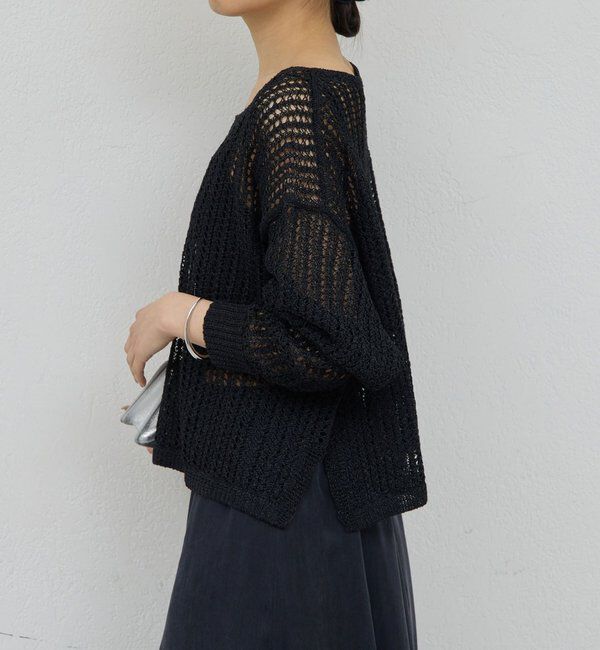  「レーシーメッシュニット」|ニット・セーター|