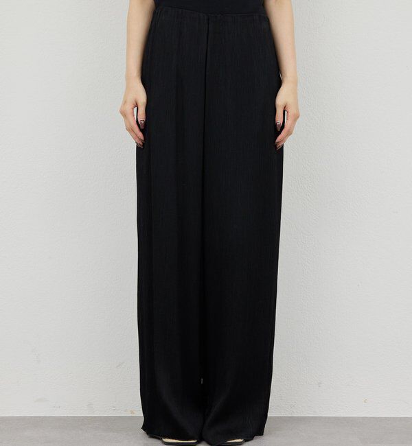  「サテンヨウリュウワイドパンツ」|チノ|