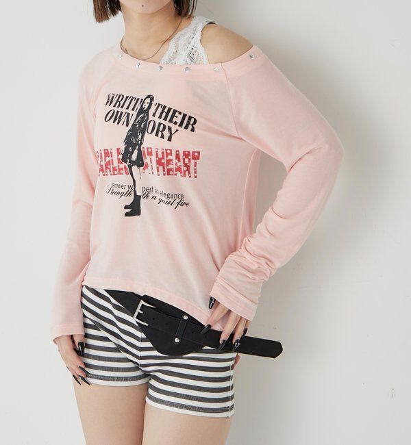  「エリオットラウンドヘムシアートップス」|Tシャツ・カットソー|