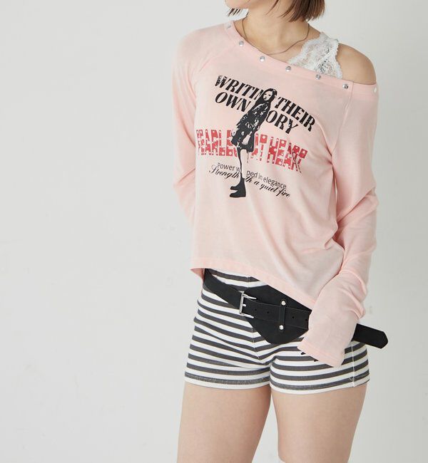  「エリオットラウンドヘムシアートップス」|Tシャツ・カットソー|