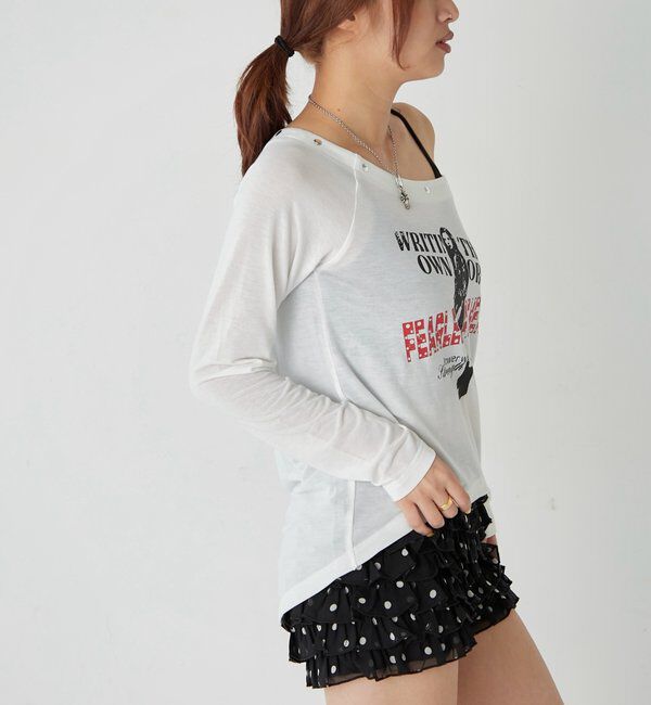  「エリオットラウンドヘムシアートップス」|Tシャツ・カットソー|