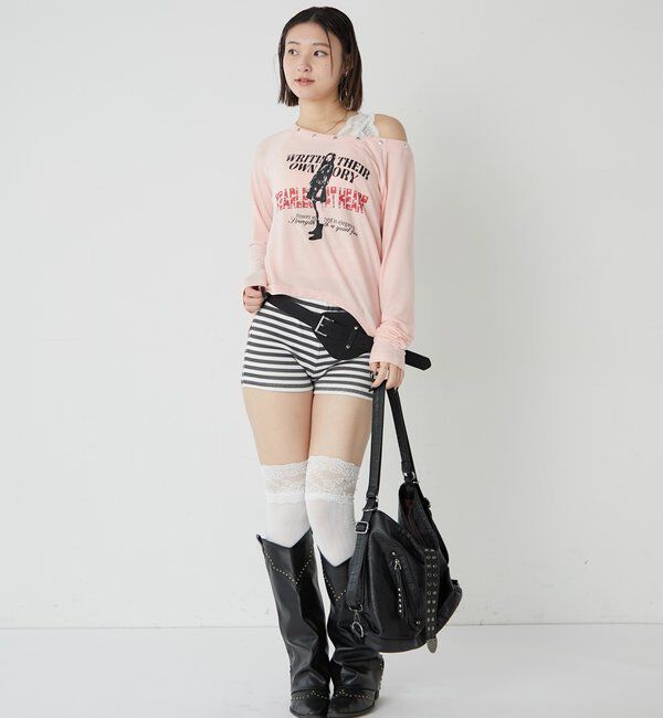  「エリオットラウンドヘムシアートップス」|Tシャツ・カットソー|