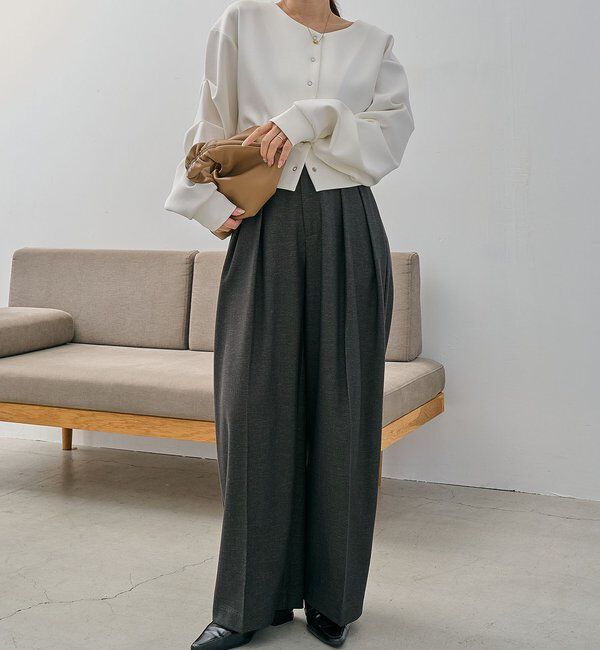  「ダンボールタックスリーブカーディガン」|Tシャツ・カットソー|