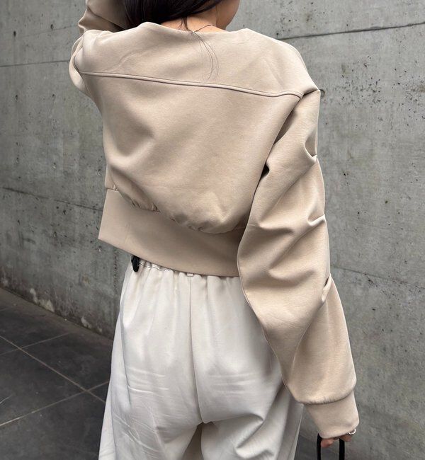  「ダンボールタックスリーブカーディガン」|Tシャツ・カットソー|