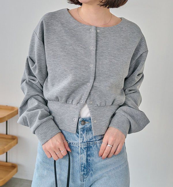  「ダンボールタックスリーブカーディガン」|Tシャツ・カットソー|