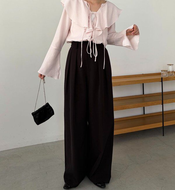  「フリルリボンブラウス」|シャツ・ブラウス|