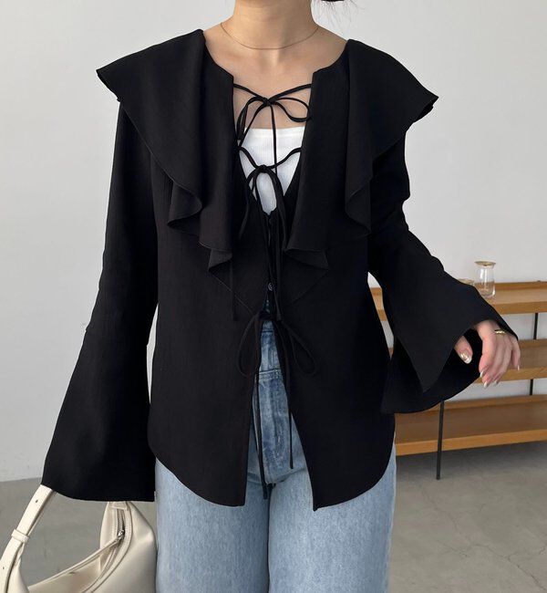  「フリルリボンブラウス」|シャツ・ブラウス|