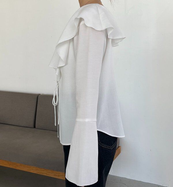  「フリルリボンブラウス」|シャツ・ブラウス|