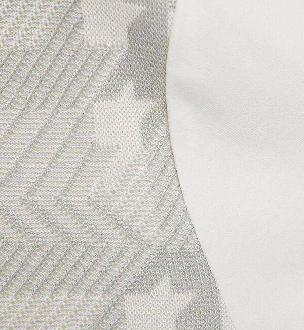 ABAHOUSE「【ハウンドトゥース柄】リラックスフィット コンビ Tシャツ」|Tシャツ・カットソー|