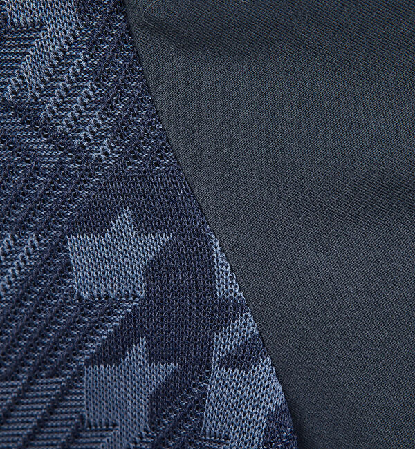 ABAHOUSE「【ハウンドトゥース柄】リラックスフィット コンビ Tシャツ」|Tシャツ・カットソー|