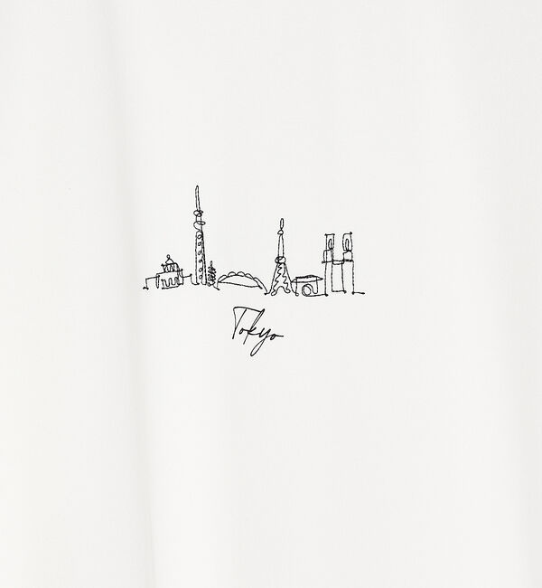 ABAHOUSE「【CITY】刺繍 ポンチ Tシャツ」|Tシャツ・カットソー|