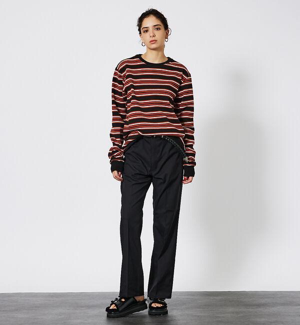 ABAHOUSE「【BARBARIAN / バーバリアン】NINE5CRS STRIPES/マルチ」|Tシャツ・カットソー|