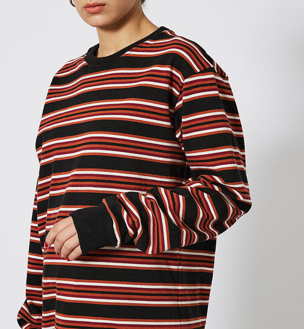 ABAHOUSE「【BARBARIAN / バーバリアン】NINE5CRS STRIPES/マルチ」|Tシャツ・カットソー|