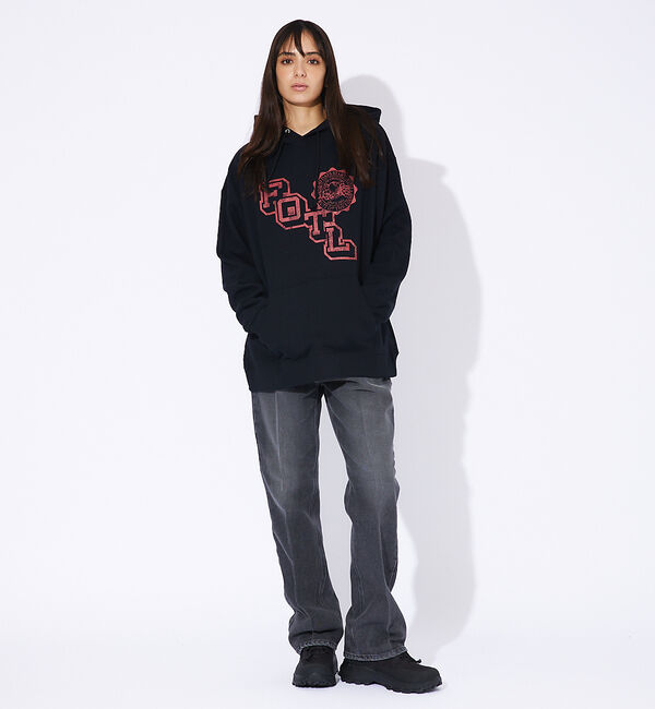 ABAHOUSE「【FRUIT OF THE LOOM/フルーツオブザルーム】FTLカレッジロゴレ」|パーカー|