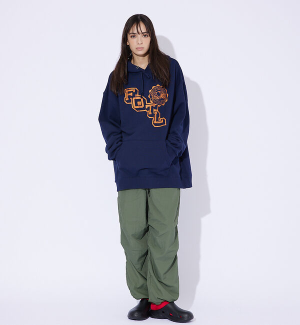 ABAHOUSE「【FRUIT OF THE LOOM/フルーツオブザルーム】FTLカレッジロゴレ」|パーカー|