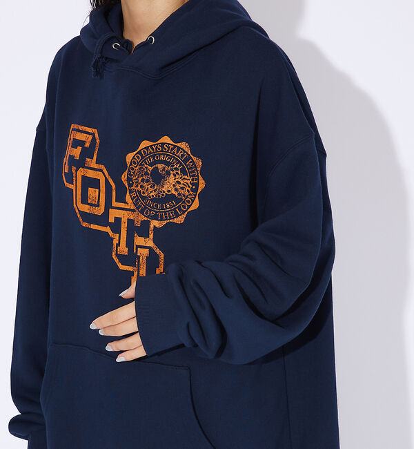 ABAHOUSE「【FRUIT OF THE LOOM/フルーツオブザルーム】FTLカレッジロゴレ」|パーカー|