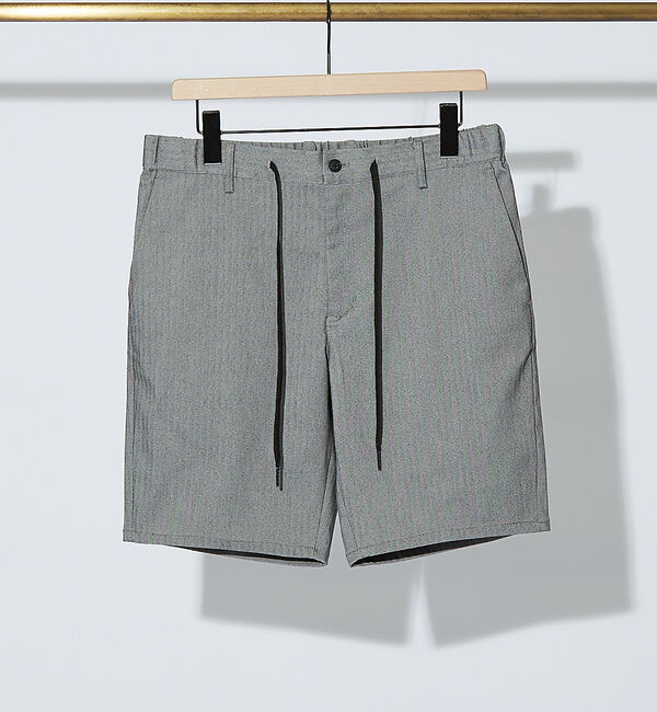 ABAHOUSE「【ハイパーストレッチ】ヘリンボーン ショートパンツ / ショーツ」|その他|チャコールグレー