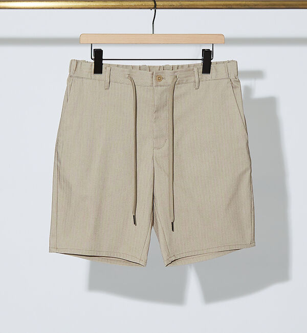 ABAHOUSE「【ハイパーストレッチ】ヘリンボーン ショートパンツ / ショーツ」|その他|ベージュ