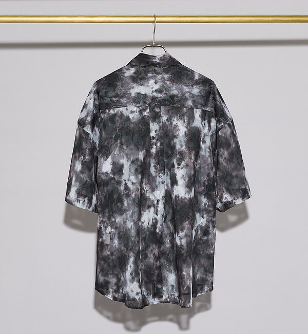 ABAHOUSE「【AH ABAHOUSE】アブストラクト柄 シアーシャツ」|シャツ・ブラウス|