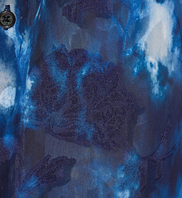 ABAHOUSE「【AH ABAHOUSE】アブストラクト柄 シアーシャツ」|シャツ・ブラウス|