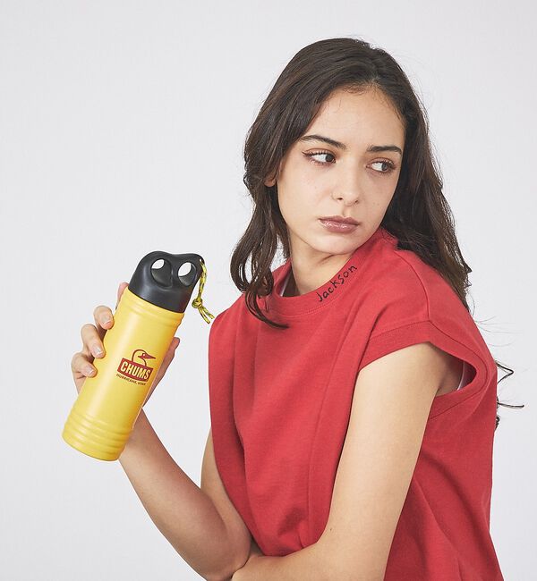 ABAHOUSE「【CHUMS/チャムス】キャンパーウェーブボトル / 携帯ボトル / 保温・保冷」|食器・キッチングッズ|イエロー