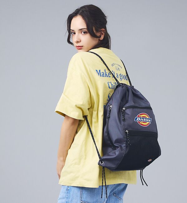 ABAHOUSE「【DICKIES/ディッキーズ】ICON LOGO KNAPSACK / アイコ」|リュック|チャコールグレー