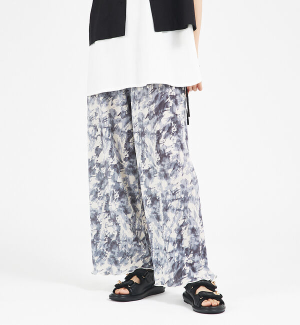 abahouse mavie「クリスタルプリーツパンツ」|その他|