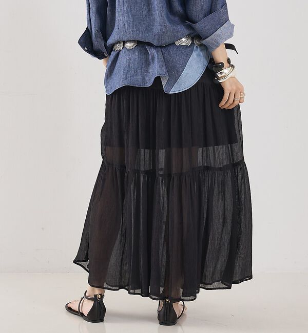 The Store by C' 「【COCUCA】ティアードスカート【予約】」|スカート|