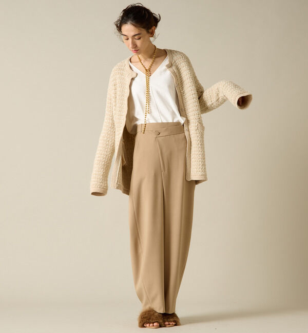 Liesse「梳毛ライクカーブパンツ」|その他|