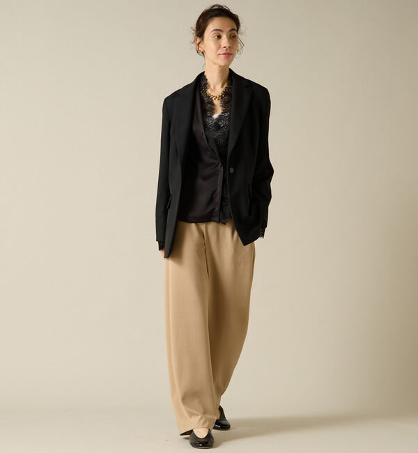 Liesse「梳毛ライクカーブパンツ」|その他|