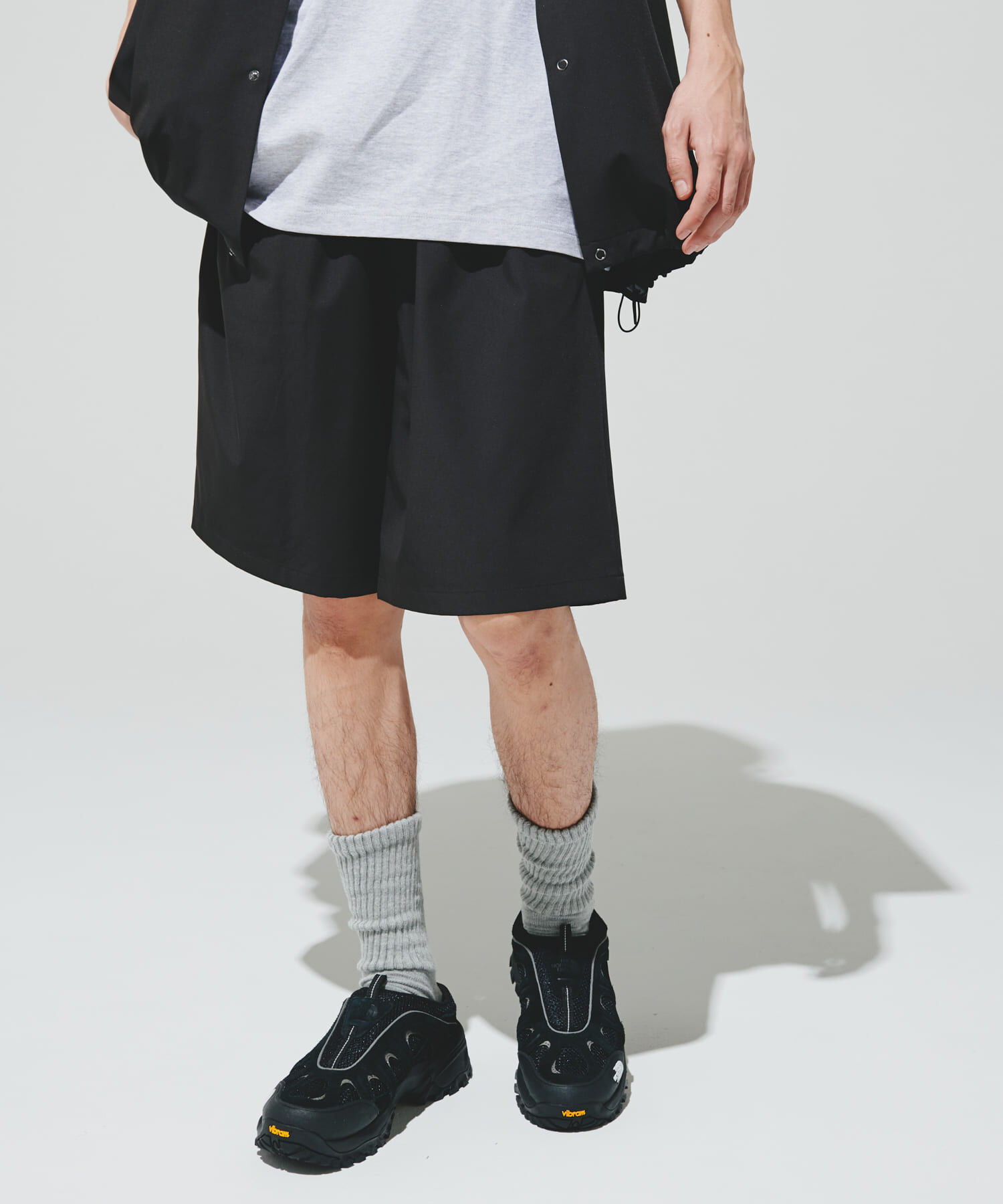 URBAN RESEARCH DOORS「『仁村紗和さん着用』『UR TECH』サマシェア イージーショーツ」|その他|ブラック