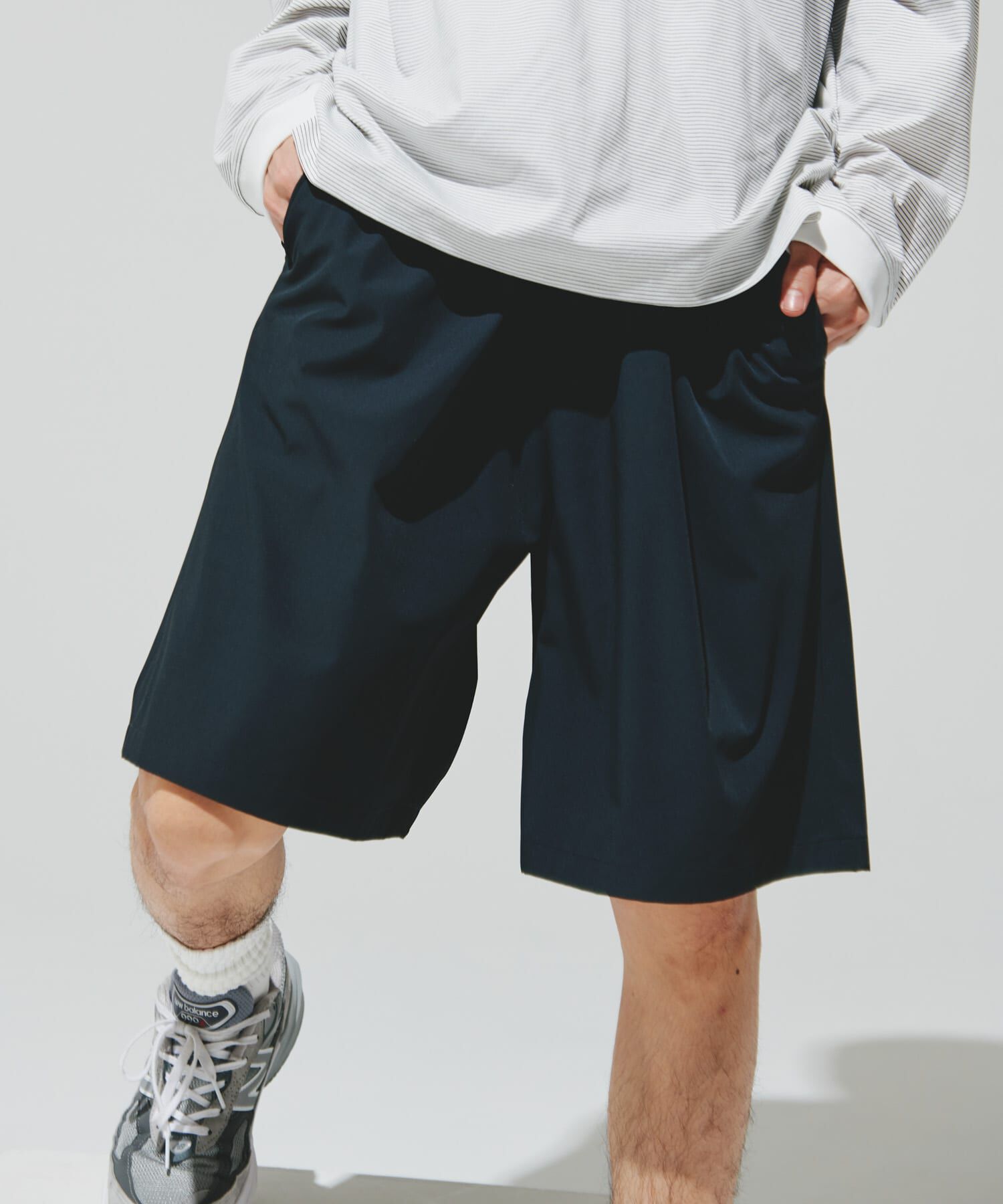 URBAN RESEARCH DOORS「『仁村紗和さん着用』『UR TECH』サマシェア イージーショーツ」|その他|チャコールグレー