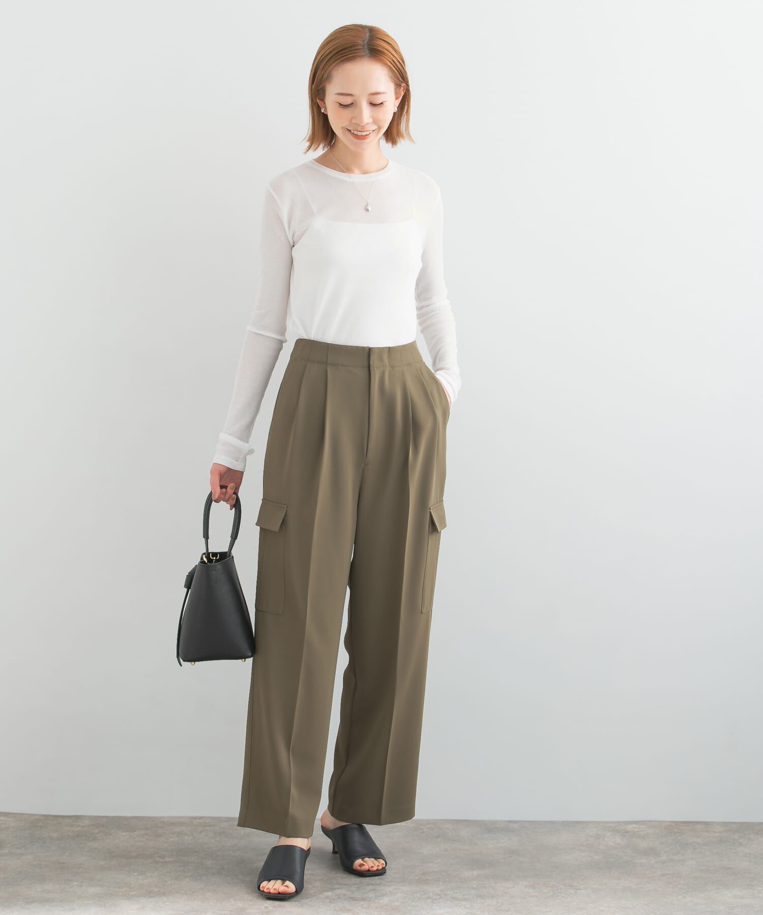 URBAN RESEARCH ROSSO「シアーテレコカットソー」|Tシャツ・カットソー|