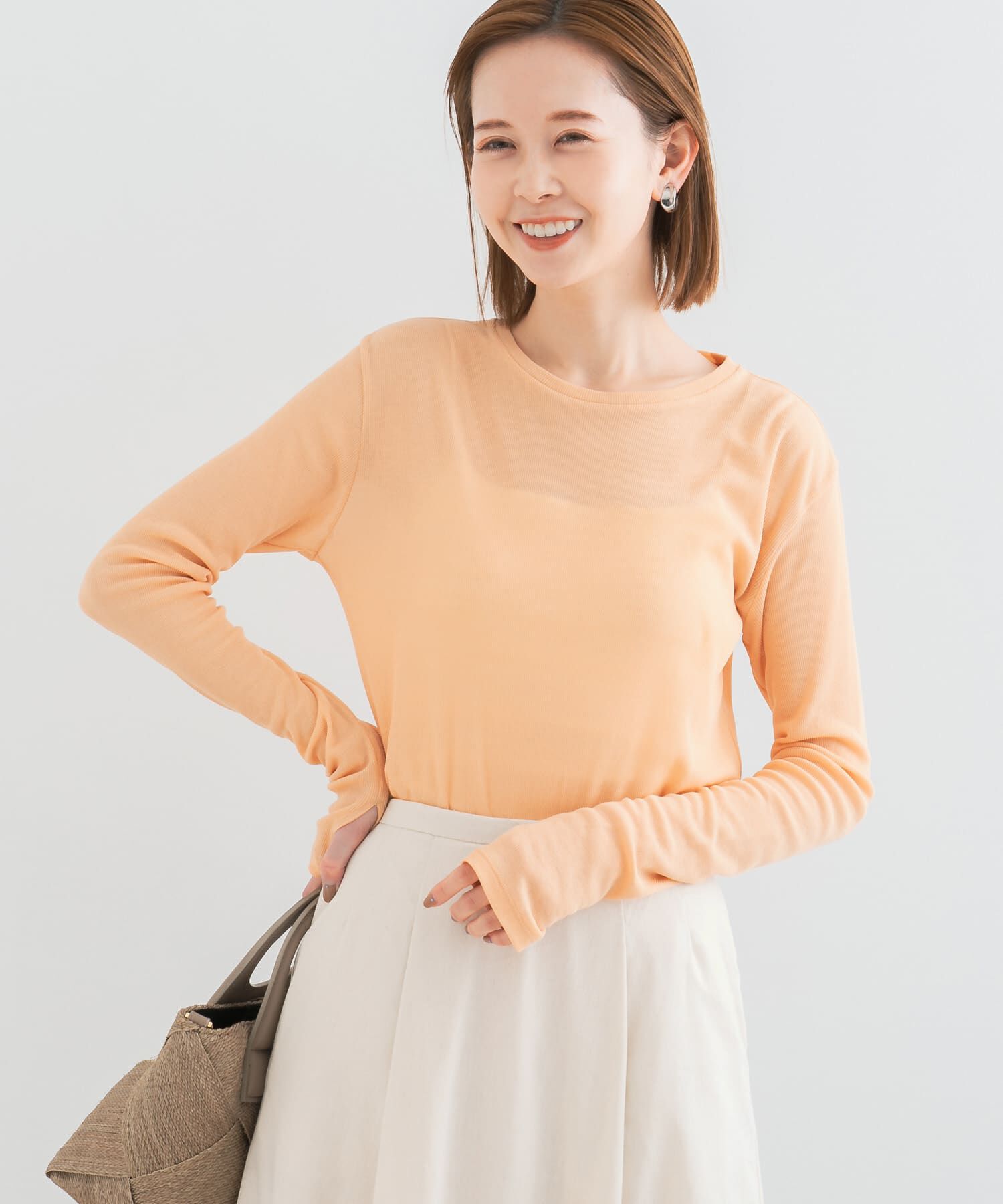 URBAN RESEARCH ROSSO「シアーテレコカットソー」|Tシャツ・カットソー|