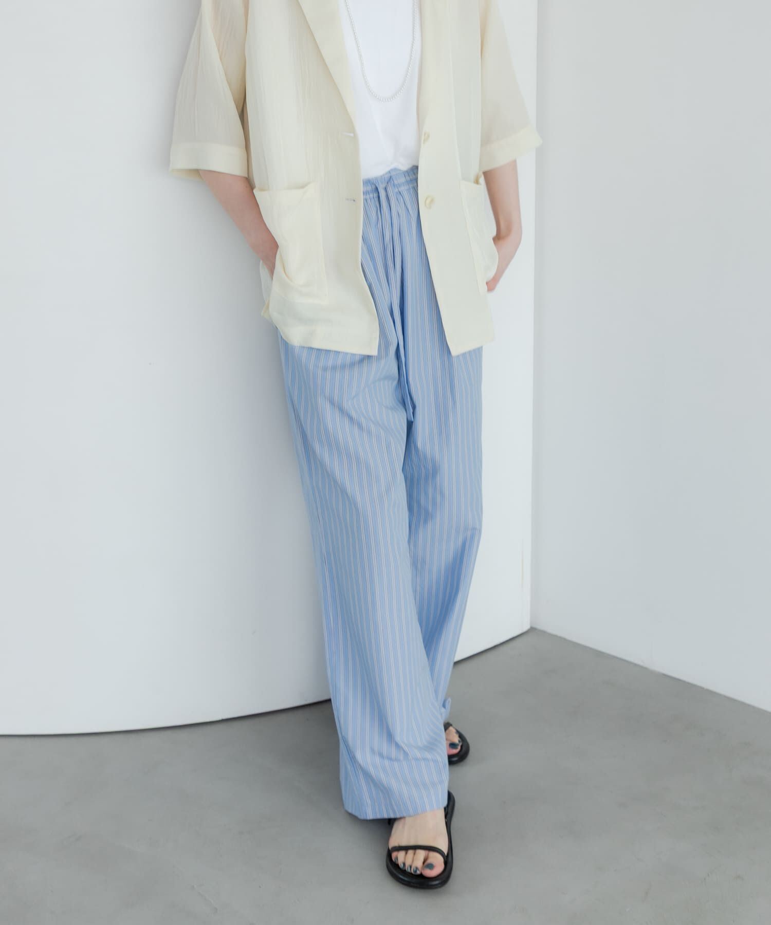 URBAN RESEARCH「new basic　インドスビンコットンストライプパンツ」|その他|