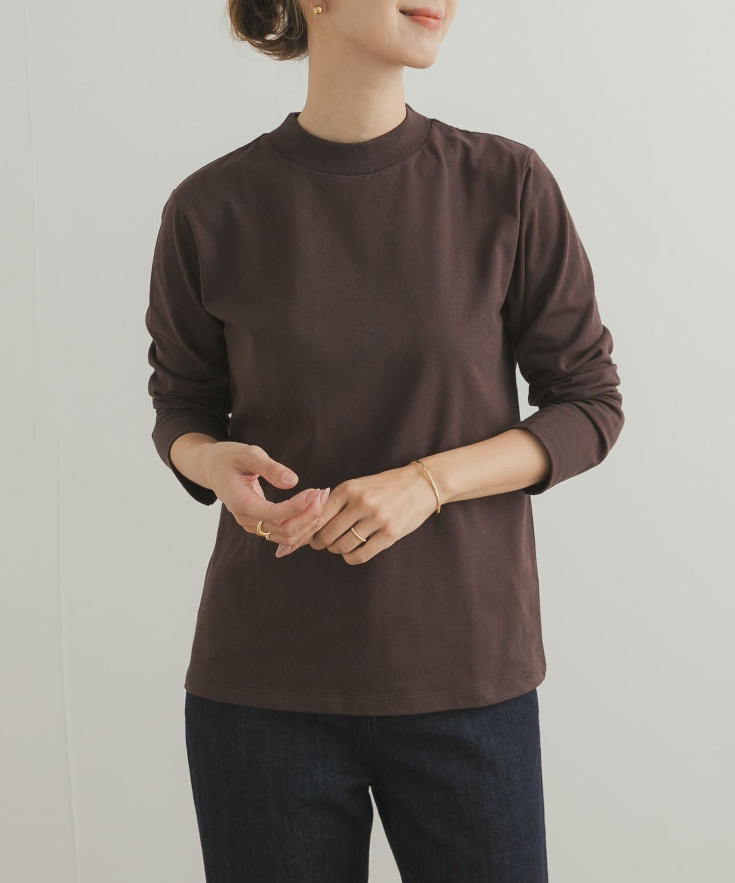 URBAN RESEARCH DOORS「Grow Organic ハイネックロングスリーブTシャツ」|Tシャツ・カットソー|