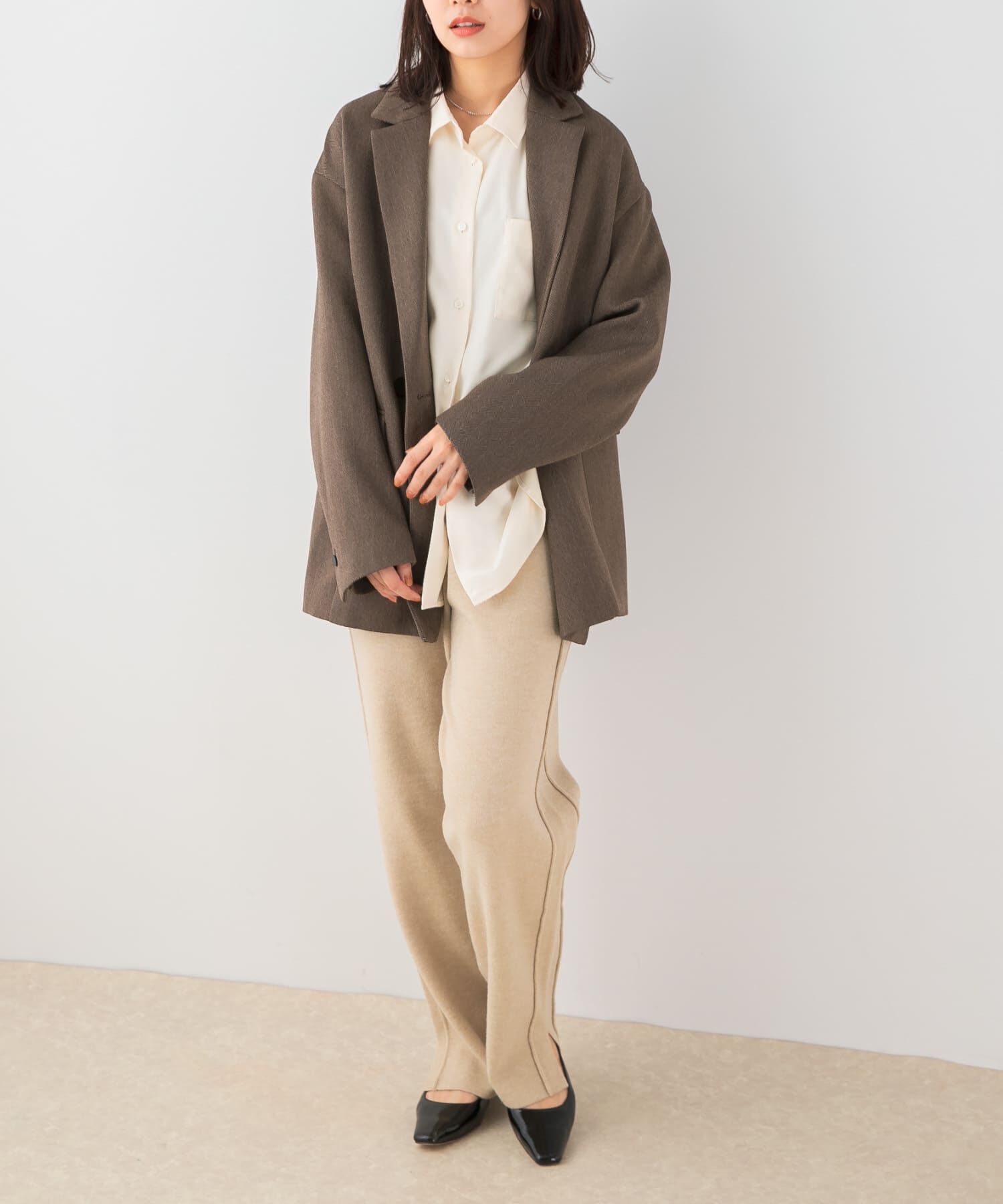 URBAN RESEARCH ROSSO「F by ROSSO　ウォッシャブル抗ピルニットパンツ」|その他|