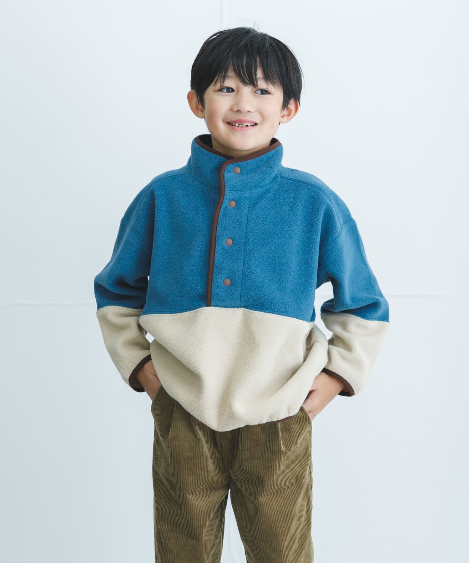 URBAN RESEARCH DOORS「フリースバイカラープルオーバー(KIDS)」|その他|