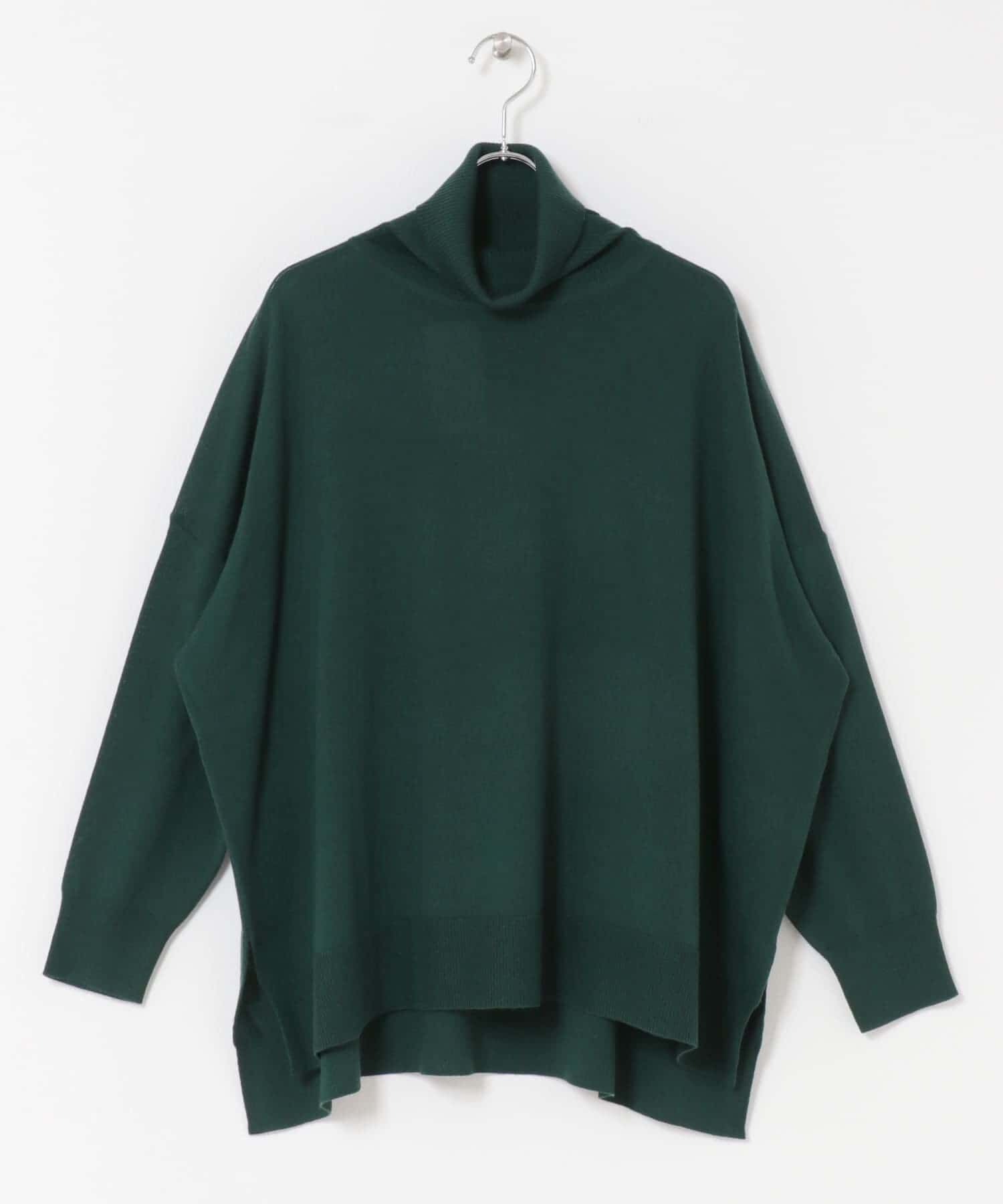 URBAN RESEARCH DOORS「ウォッシャブルウールタートルネックワイドプルオーバー」|ニット・セーター|