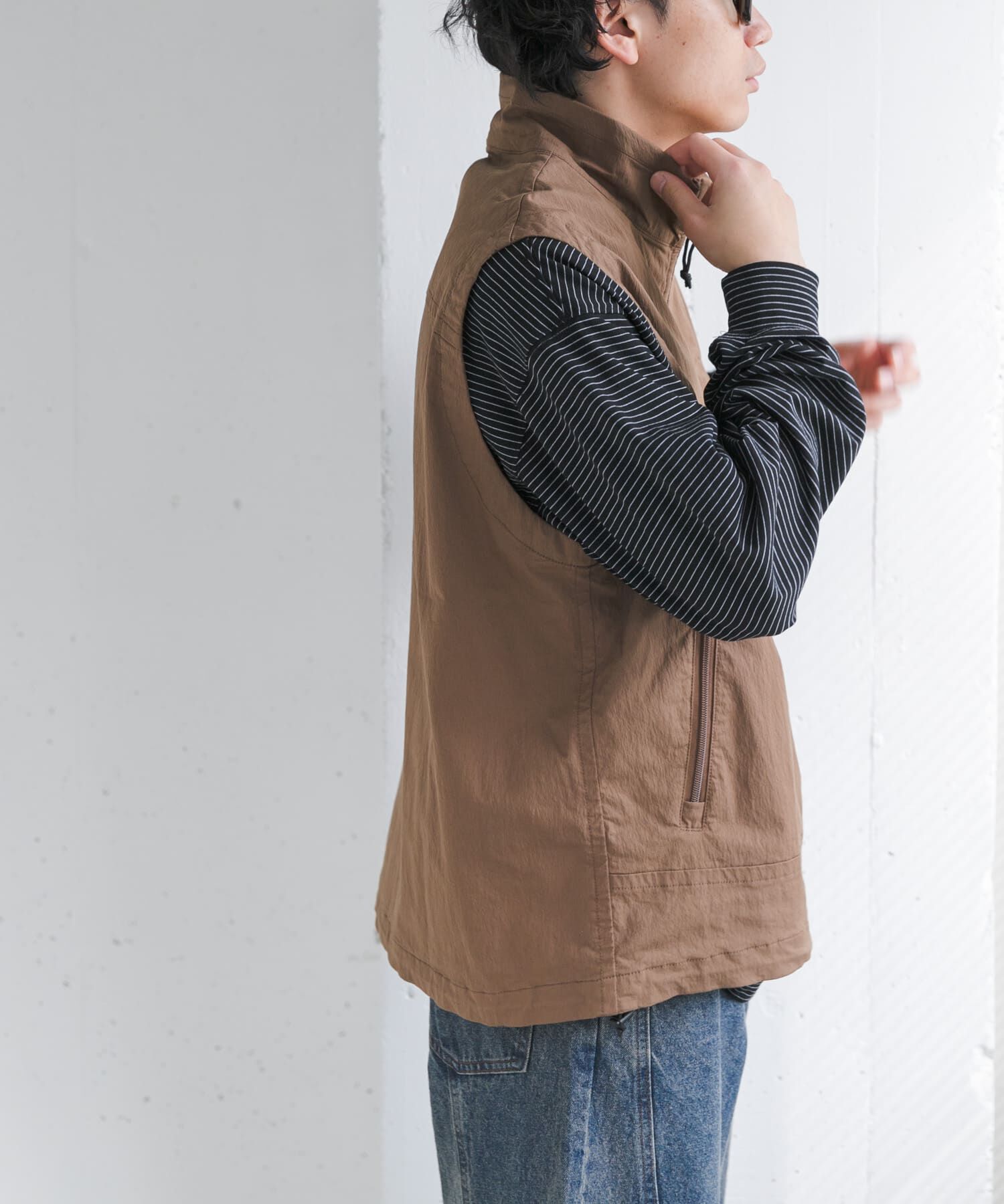 URBAN RESEARCH DOORS「FORK&SPOON　フィールドベスト」|ベスト・ジレ|