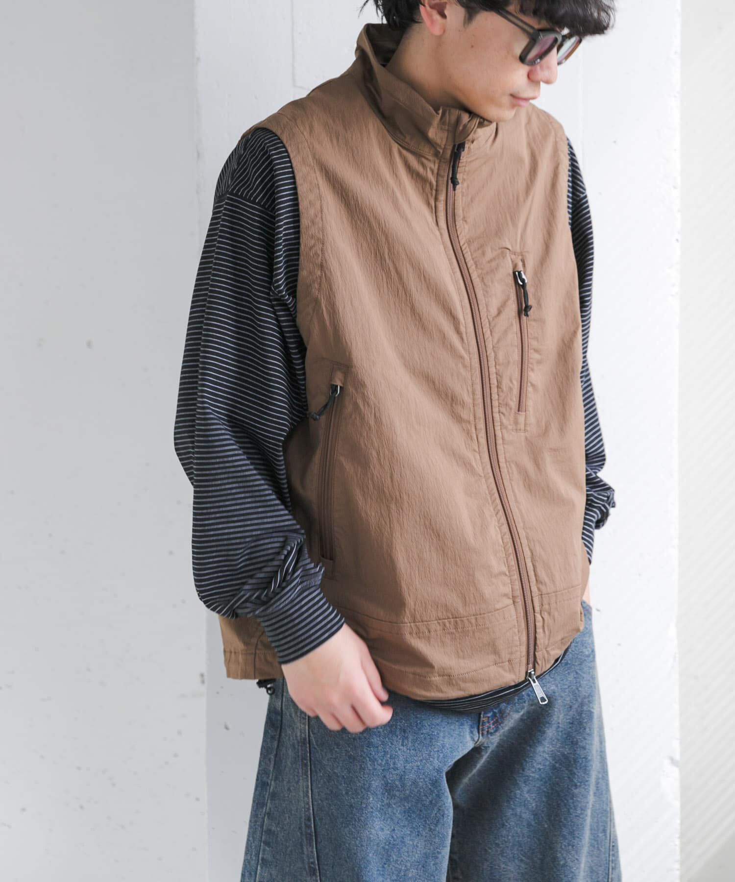 URBAN RESEARCH DOORS「FORK&SPOON　フィールドベスト」|ベスト・ジレ|