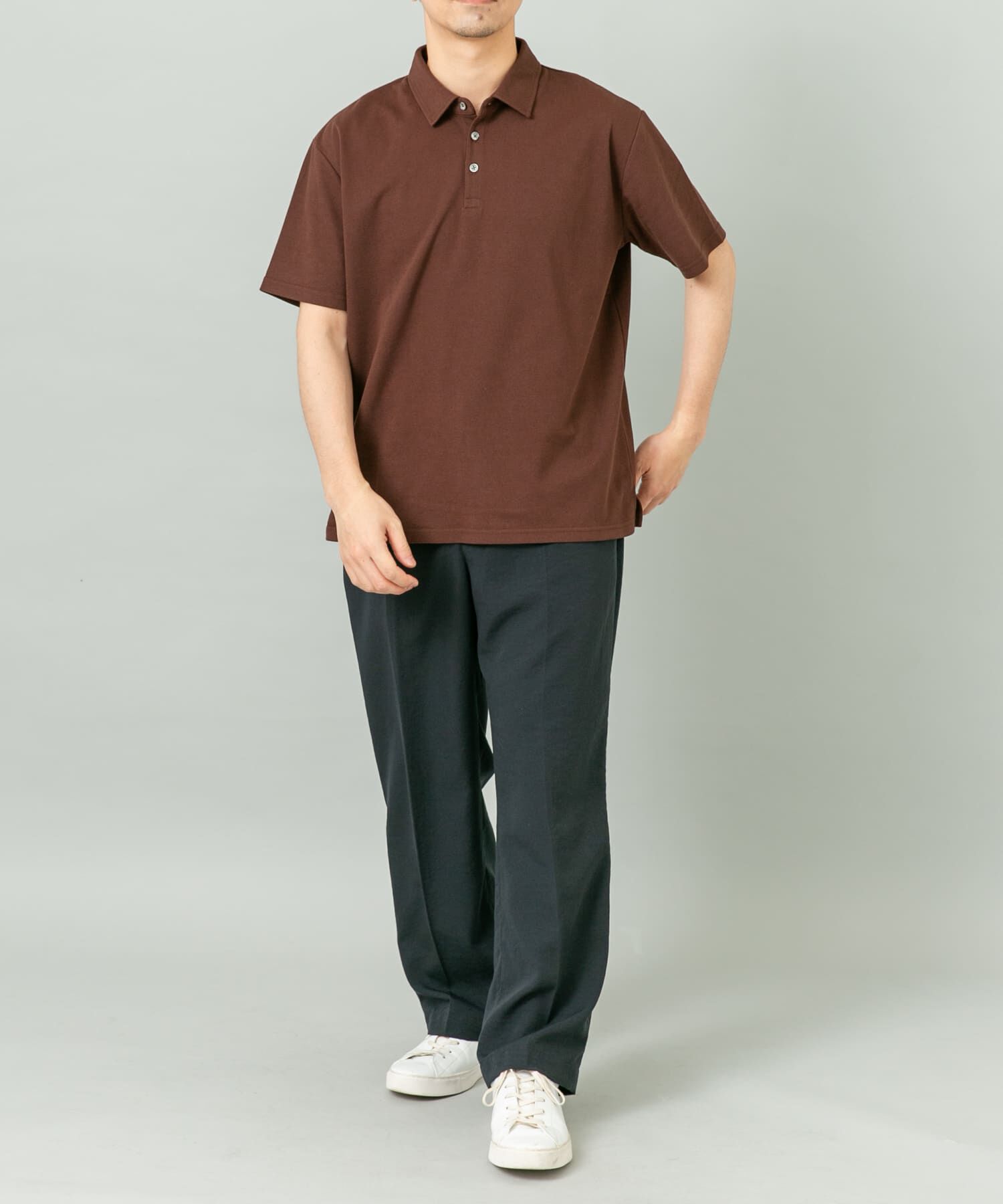 URBAN RESEARCH ROSSO「『抗菌 / 防臭』『XLサイズあり』ハイパフォーマンス鹿の子ポロシャツ」|ポロシャツ|